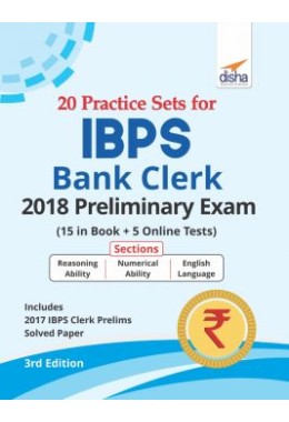 20 Practice Sets for IBPS PO/ MT Preliminary Exam with 5 Online Tests 4th Edition